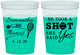 Custom Wedding 16 oz Color Changing Cups - Took A Shot Tennis | 321