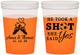 Custom Wedding 16 oz Color Changing Cups - Took A Shot Soccer | 322
