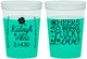 Custom Wedding 16 oz Color Changing Cups - Lucky In Love | 328