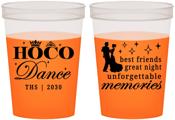 Custom Homecoming 16 oz Color Changing Cups - Hoco Dance | 330007