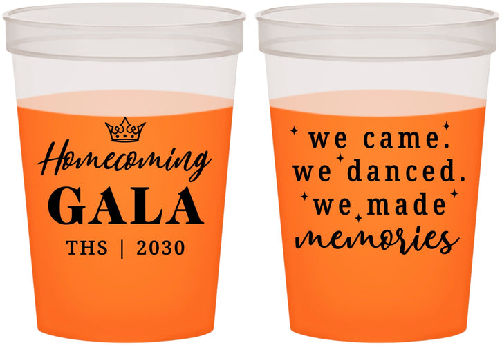 Custom Homecoming 16 oz Color Changing Cups - Danced Made Memories | 330008