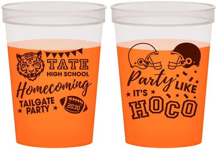 Custom Homecoming 16 oz Color Changing Cups - Party Like Its Hoco | 330012