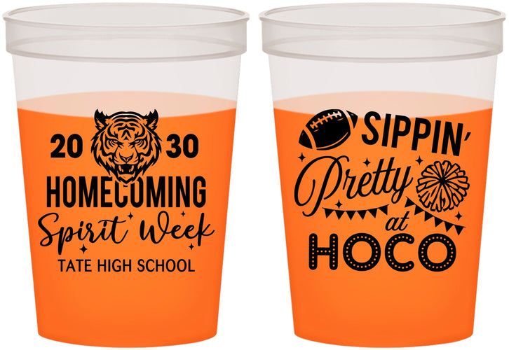Custom Homecoming 16 oz Color Changing Cups - Hoco Spirit Week | 330014
