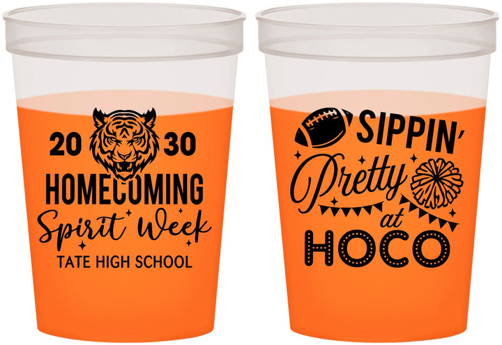 Custom Homecoming 16 oz Color Changing Cups - Hoco Spirit Week | 330014