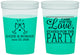 Custom Wedding 16 oz Color Changing Cups - Love Party | 331