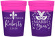 Custom Wedding 16 oz Color Changing Cups - Mardi Gras | 339