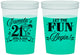 Custom 21st Birthday 16 oz Color Changing Cups - Let The Fun Begin | 340009