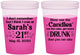 Custom 21st Birthday 16 oz Color Changing Cups - Candles Cake Drunk | 340017
