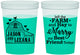 Custom Wedding 16 oz Color Changing Cups - Left The Farm Tractor | 352