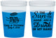 Custom Wedding 16 oz Color Changing Cups - Sun Sand Drink In My Hand | 353