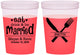 Custom Wedding 16 oz Color Changing Cups - Eat Drink Be Married | 368