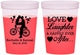 Custom Wedding 16 oz Color Changing Cups - Love Laughter Happily | 376
