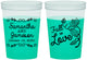 Custom Wedding 16 oz Color Changing Cups - Fall In Love | 377