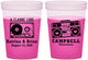 Custom Wedding 16 oz Color Changing Cups - Class Love Cassette Tape | 389