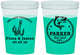 Custom Wedding 16 oz Color Changing Cups - We Got Hooked Fish | 392