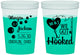 Custom Wedding 16 oz Color Changing Cups - We Got Hooked Fish | 396