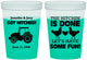 Custom Wedding 16 oz Color Changing Cups - Got Hitched Tractor | 397