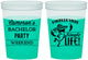 Custom Bachelor Party 16 oz Color Changing Cups - Hast La Vista Single Life | 40003