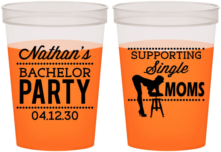 Custom Bachelor Party 16 oz Color Changing Cups - Strip Club | 40006