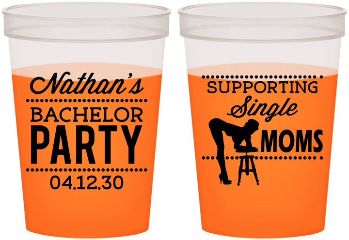 Custom Bachelor Party 16 oz Color Changing Cups - Strip Club | 40006