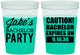 Custom Bachelor Party 16 oz Color Changing Cups - Caution Expires On | 40009