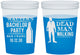 Custom Bachelor Party 16 oz Color Changing Cups - Dead Man Walking | 40011