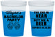 Custom Bachelor Party 16 oz Color Changing Cups - Beer | 40014