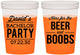 Custom Bachelor Party 16 oz Color Changing Cups - Beer And Boobs | 40027