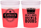 Custom Bachelor Party 16 oz Color Changing Cups - Brews And Boobs | 40031