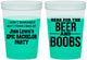 Custom Bachelor Party 16 oz Color Changing Cups - Beer And Boobs | 40039
