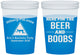Custom Bachelor Party 16 oz Color Changing Cups - Beer And Boobs | 40040