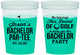 Custom Bachelor Party 16 oz Color Changing Cups - Golf | 40052