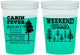 Custom Bachelor Party 16 oz Color Changing Cups - Camping | 40065