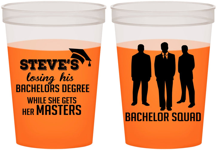 Custom Bachelor Party 16 oz Color Changing Cups - Squad | 40068