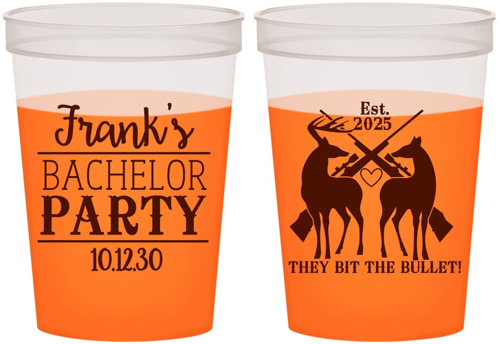 Custom Bachelor Party 16 oz Color Changing Cups - Hunting | 40083