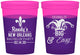 Custom Bachelor Party 16 oz Color Changing Cups - Mardi Gras | 40089