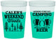 Custom Bachelor Party 16 oz Color Changing Cups - Camping | 40091
