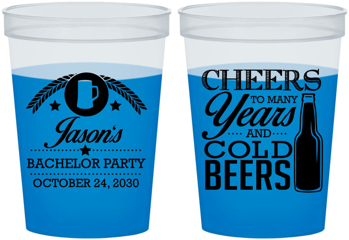 Custom Bachelor Party 16 oz Color Changing Cups - Cheers | 40097