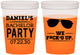 Custom Bachelor Party 16 oz Color Changing Cups - We Fucked Up | 40099