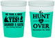 Custom Wedding 16 oz Color Changing Cups - The Hunt Is Over | 403