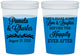 Custom Wedding 16 oz Color Changing Cups - Love Laughter Happily | 409