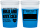 Custom Wedding 16 oz Color Changing Cups - Hello My Name Is | 418
