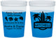 Custom Wedding 16 oz Color Changing Cups - Sandy Toes Salty Kisses | 419