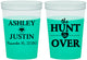 Custom Wedding 16 oz Color Changing Cups - The Hunt Is Over | 422