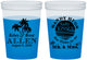 Custom Wedding 16 oz Color Changing Cups - Sandy Hugs Salty Kisses | 425