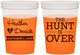 Custom Wedding 16 oz Color Changing Cups - The Hunt Is Over | 427