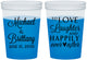 Custom Wedding 16 oz Color Changing Cups - Love Laughter Happily | 432