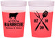 Custom Wedding 16 oz Color Changing Cups - I Do Barbecue Bbq | 433