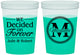 Custom Wedding 16 oz Color Changing Cups - Monogram | 435
