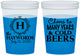 Custom Wedding 16 oz Color Changing Cups - Cheers To Cold Beers | 439